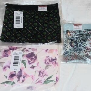 3 CACIQUE WOMEN'S PLUS COTTON FULL BRIEF SIZE 18-20